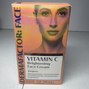 Dermactor Vitamin C Brightening Face Cream 2.5 oz – New